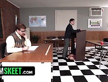 TEAMSKEET - Cute Fresh Beauty Nikki Nicole Has threesome With Her Team Leader Camilla