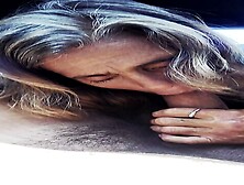 Homeless Old Lady Sucks Off Gas Station Worker