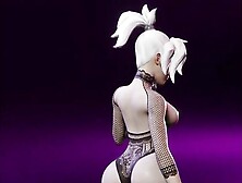 Mercy Doing A Little Nude Spin