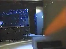 Observing a black stripper on stage...