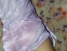 Maid erotic massage with her boss in the presence of her husband