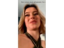 Lea Elui teat flash in live