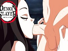 Nezuko Sucks A Huge Cock! (Demon Slayer)