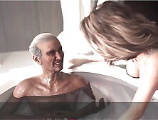 Sophia's sensual encounter with mature gentlemen! Sophia lavished attention on the elderly men as they enjoyed every moment