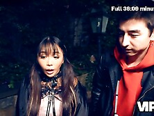 Sakura,  The Kawaii Tourist,  Gives A Pov Blowjob To A Stranger While Her Bf Watches In Awe