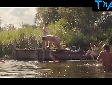 Pernilla August Breasts,   Bush Scene  in Handelser Vid Vatten