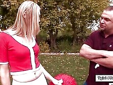 Tgirl Cheerleader Lucia Matthews Analed