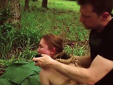 Rough Bondage Anal Sex And Ass To Mouth With Deep Anal Beads For Shy Slim Newbee With Claire Roos