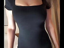 What A Ravishing Stepmom With Milky Boobies In A Dark Suit