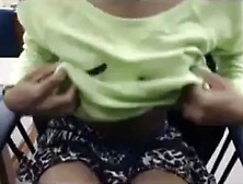 Black Teen Library Flashing. mp4