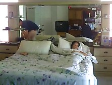 Brunette Milf Gets Dildo Masturbated,  Blows Cock And Has Missionary Sex.