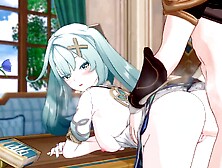 Genshin Impact - Faruzan Sweet gets her tight pussy creamed in HD animation