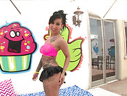 Оральноанальный изврат толстого хуя с молодой телкой