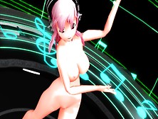 [Mmd] Super Sonico Cyber Thunder