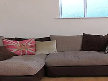 Ebony babe with big lips deep throats in office