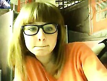 Gorgeous Teen gf With Purple Vibe on Web Cam