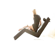 very sexy blonde with a lesbian friend