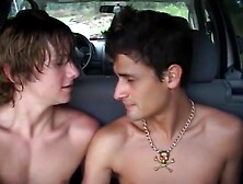 Young College Guys Get Naked In Truck