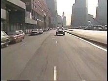 Hot latina slut sucks biker dick