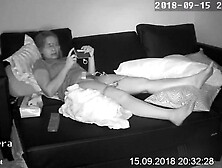 Hidden Cam Masturbation Uses Toy Then Fingers