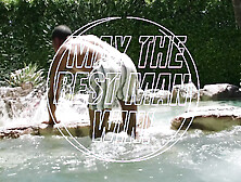 German Fine Whore Gets Screwed Hard by 2 Ebony Giant Rods