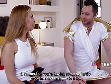 An Angelic Facial In advance of her Human Date.  - Kate Dalia,  Brad Sterling,  James Sinner