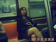 Sexy Asain Milf On Train