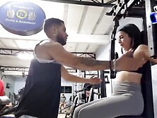 Personal Trainer Offers Help To Fresh Married Woman And They Finish Training At Her House