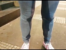 Public Jeans Wetting