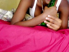 Teen angel playing with her twat, that babe has round booty