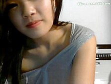 Asian Teen Closeup Play With Dildo in Pussy