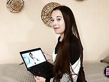 Mila Maexo - Watching Sex-Ed Vid With Dominating Son