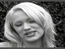 Slender blond with natural melons,  Shyla Stylez is geting group-fucked next to the swimming pool