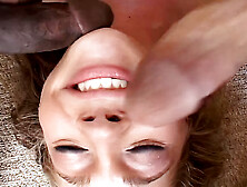 Blonde gets her first Hardcore Gangbang