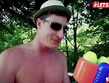 BumsBus - Vicky Sun Kinky German Redhead Picked up and Drilled Hard in the Car - LETSDOEIT