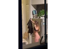 Peeping Tom Records Pawg Getting Undressed Through