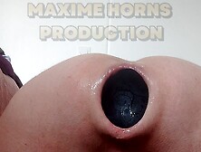 Huge Dildo Anal Stretching Massive Gaping