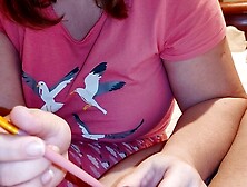 Zabawa penisem,  penis brushing