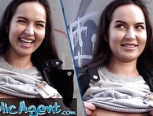 Public Agent - Fine Russian college student talked into fucking outside