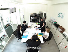 Trailer-Lewd Meeting Room-Xia Yu Xi-MDWP-0023-Best Original Asia Porn Tape