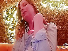 Slutty Beauty Public Masturbates Pussy In Restaurant Toilet