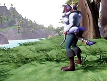 Elf fucking a draenei slut in the land of Azeroth | Warcraft porn parody Short Clip