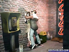 Bondage 3d hentai hard groupfucked in the jail