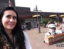 Striking czech nympho gets seduced in the shopping centre and rode in pov