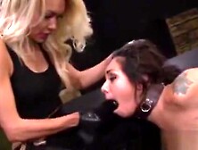 Horny Mistresses Pound Sweet Brunette Hottie Isa Mendez