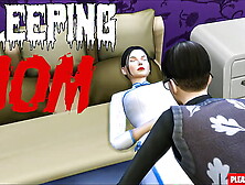 Son Rides Sleeping Korean Mom After Sharing The Same Room | Korean Mom And Son Fucking | Korean Tape Sex Scene