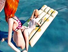 Normal Day At The Pool (Momo Nanami)