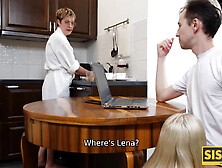 Randy Stepsiblings Have Fuck Seance Instead Of Breakfast