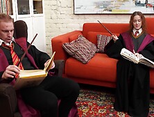 Harry Potter,  Nicole Murkovski And Martin Spell - Hermione Gave A Blowjob Between Couples