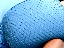 Hawt Redhead Gym Angel in Taut Leggings has U Worship her Butt and Feet